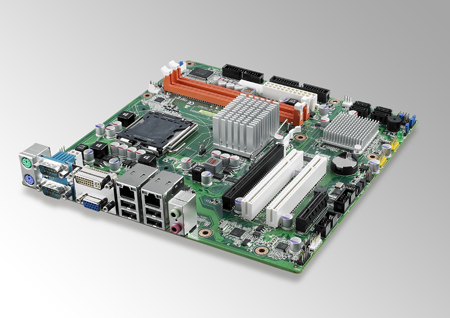 LGA 775 Core™ 2 Duo MicroATX with Dual VGA, 10 COM, and LAN